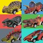 Žaislinės mašinos Dinosaur Truck Set, 6 vnt kaina ir informacija | Žaislai berniukams | pigu.lt