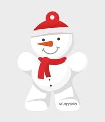 Acappella automobilinis kvapusis pakabukas „Snow man" цена и информация | Освежители воздуха для салона | pigu.lt