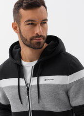 Vyriškas džemperis su gobtuvu Ombre B1420 kaina ir informacija | Džemperiai vyrams | pigu.lt