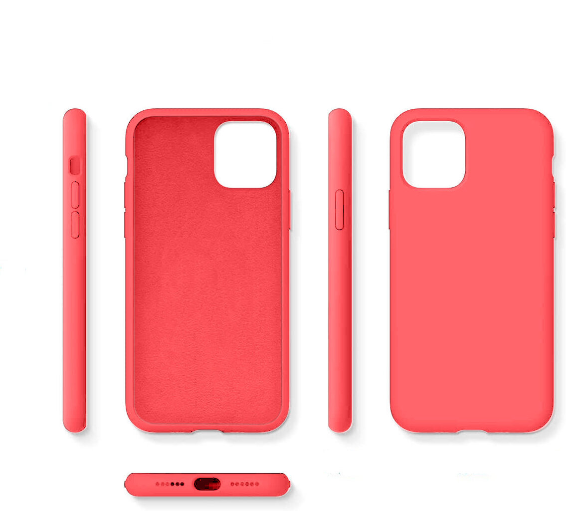 Soudberry rinkinys 5D skirtas Apple iPhone 11 rožinė Neon Coral kaina ir informacija | Telefono dėklai | pigu.lt