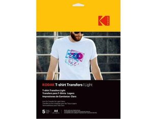 Kodak T-Shirt Transfers Light 5pcs (3510560) kaina ir informacija | Priedai fotoaparatams | pigu.lt