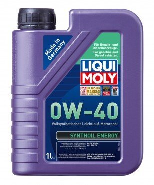 Liqui Moly variklio alyva Synthoil Energy 0W-40, 1l цена и информация | Variklinės alyvos | pigu.lt