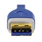 Kabelis Hama 00039682 USB-A-USB Micro B, 1.8m, mėlyna цена и информация | Kabeliai ir laidai | pigu.lt