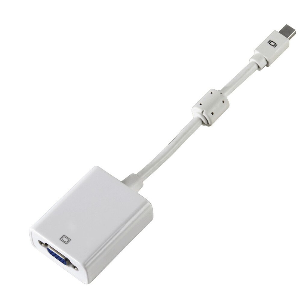 Hama Mini DisplayPort VGA adapteris, baltas цена и информация | Kabeliai ir laidai | pigu.lt