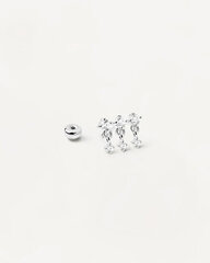Стильная серебряная одинарная серьга с цирконами Pdpaola Sol Silver PG02-750-U sPD0580 цена и информация | Серьги | pigu.lt