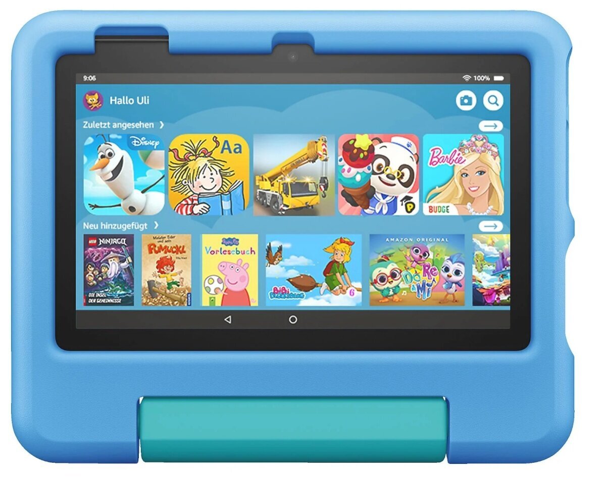 Amazon Fire 7 Kids 16GB Blue (B099HKDDVD) цена и информация | Planšetiniai kompiuteriai | pigu.lt