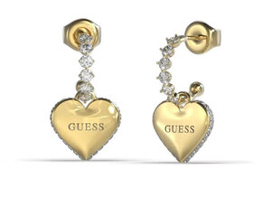Романтические позолоченные серьги-кольца Guess Falling In Love JUBE02234JWYGT/U sGU2224 цена и информация | Серьги | pigu.lt