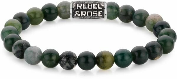 Plieninė apyrankė vyrams Rebel&Rose sRR0203-175 kaina ir informacija | Vyriški papuošalai | pigu.lt