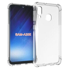 TakeMe Anti-Shock Samsung Galaxy A20E (A202F) Skaidrus kaina ir informacija | Telefono dėklai | pigu.lt