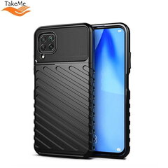 Супер тонкий и прочный TPU чехол-крышка TakeMe Thunder для Xiaomi 12 Pro, черный цена и информация | Чехлы для телефонов | pigu.lt