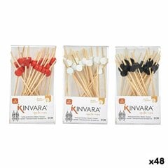 Бамбуковые палочки, набор, 12 x 0.5 x 1 cм, 48 штук цена и информация | Зубные щетки, пасты | pigu.lt