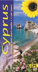 Cyprus Sunflower Walking Guide: 65 long and short walks with detailed maps and GPS; 7 car tours with pull-out map цена и информация | Путеводители, путешествия | pigu.lt