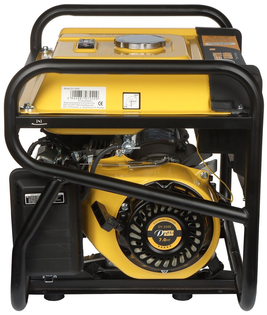 Elektros generatorius Dynamo DY-3500, 2500 W kaina ir informacija | Elektros generatoriai | pigu.lt