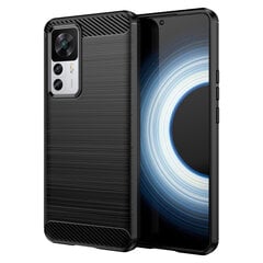 Carbon Xiaomi 12T Pro / Xiaomi 12T black kaina ir informacija | Telefono dėklai | pigu.lt