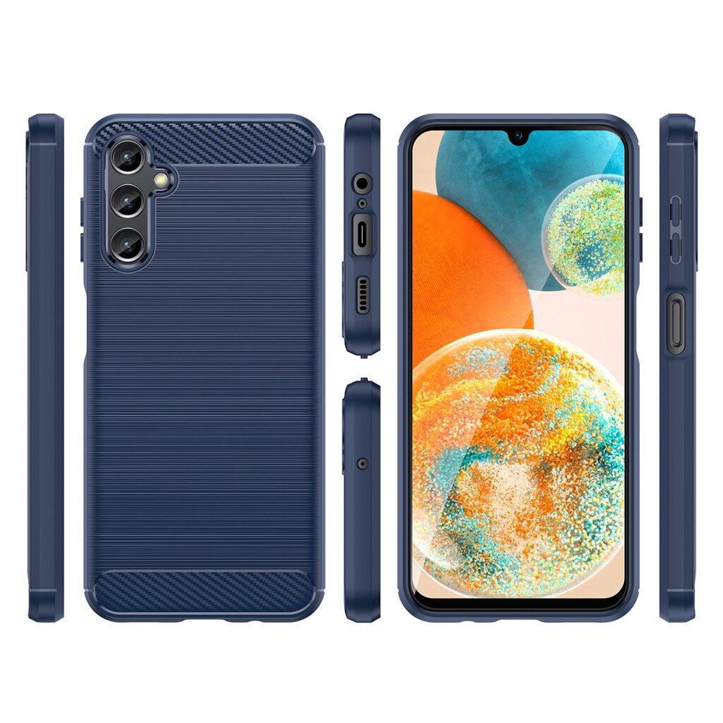Carbon Samsung Galaxy A14 5G blue kaina ir informacija | Telefono dėklai | pigu.lt