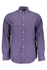 Мужская рубашка Gant, синяя цена и информация | Мужские рубашки | pigu.lt