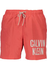 Maudymosi šortai vyrams Calvin Klein, raudoni цена и информация | Шорты для плавания, обтягивающие | pigu.lt