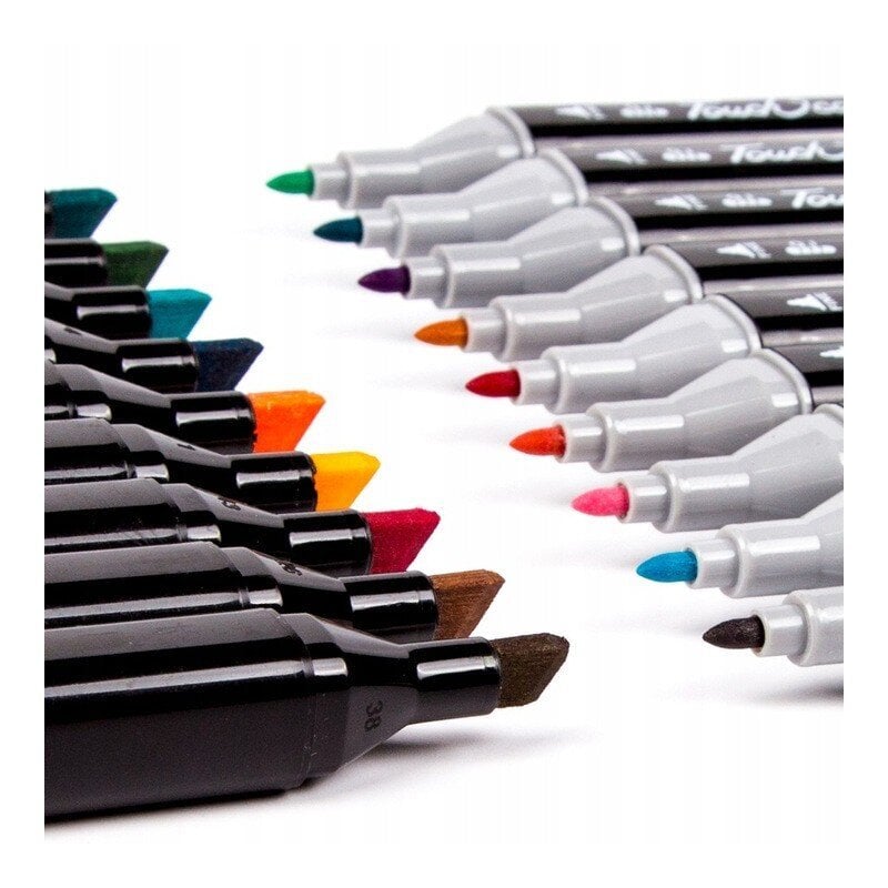Dvipusiai markeriai - flomasteriai SketchTouch 48 vnt. kaina ir informacija | Piešimo, tapybos, lipdymo reikmenys | pigu.lt