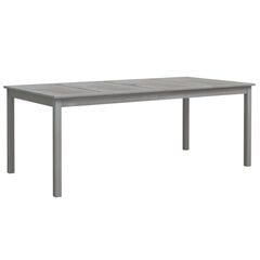 Sodo stalas vidaXL, pilkas kaina ir informacija | Lauko stalai, staliukai | pigu.lt