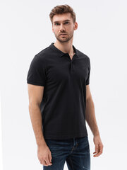 Polo marškinėliai vyrams Ombre Clothing, juodi kaina ir informacija | Vyriški marškinėliai | pigu.lt
