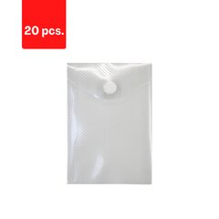 Папка (конверт) с клипсой ЭЛЛЕР, А7, ПП, вертикальная упаковка 20 шт. цена и информация | Канцелярские товары | pigu.lt