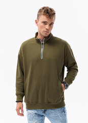 Vyriškas džemperis su aukšta apykakle Ombre B1353, žalias kaina ir informacija | Džemperiai vyrams | pigu.lt