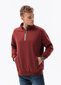 Vyriškas džemperis su aukšta apykakle Ombre B1353, raudonas kaina ir informacija | Džemperiai vyrams | pigu.lt