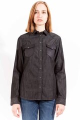 Рубашка женская Lee, черная цена и информация | Женские блузки, рубашки | pigu.lt