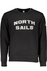 North Sails x Prada Толстовка с капюшоном Muriwai - 45 1012 000 | Muriwai Full Zip W/Pocket - Черный  regular fit 45 1012 000 | Muriwai Full Zip W/Pocket цена и информация | Мужские толстовки | pigu.lt