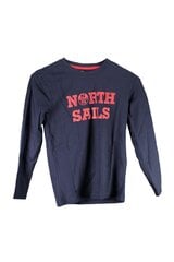 Marškinėliai berniukams North Sails, mėlyni kaina ir informacija | Marškinėliai berniukams | pigu.lt