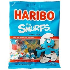 Želejas konfektes Haribo smurfs, 175g kaina ir informacija | Saldumynai | pigu.lt