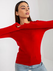 Женский красный кардиган-свитер цена и информация | Свитера женские | pigu.lt