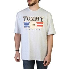 Marškinėliai vyrams Tommy Hilfiger, pilki kaina ir informacija | Vyriški marškinėliai | pigu.lt