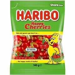 Želejas konfektes Haribo Happy cherries, 175g kaina ir informacija | Saldumynai | pigu.lt