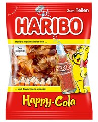 Želejas konfektes Haribo happy cola, 100g kaina ir informacija | Saldumynai | pigu.lt