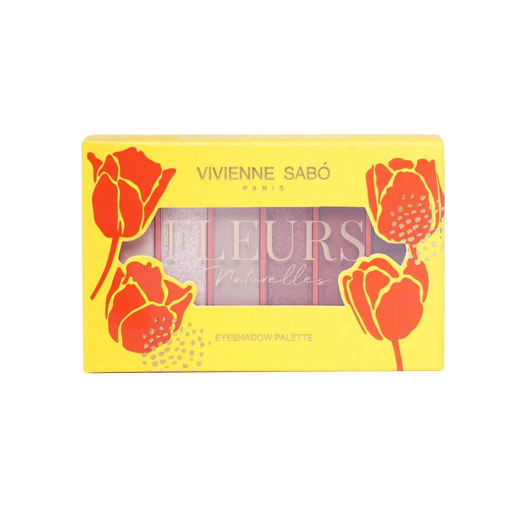 Akių šešėlių paletė Vivienne Sabo Eyeshadow Palette Fleurs naturelles 02, 5 g цена и информация | Akių šešėliai, pieštukai, blakstienų tušai, serumai | pigu.lt