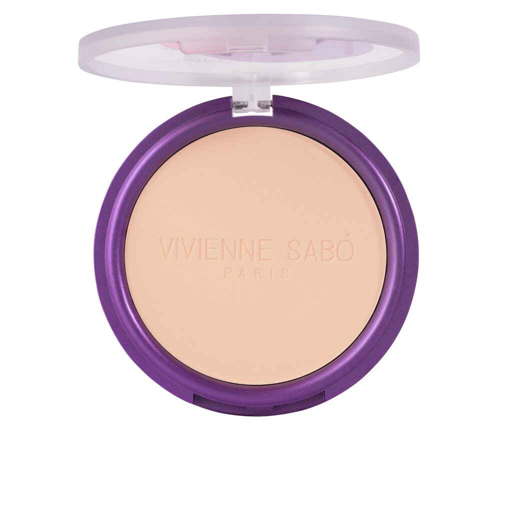 Kompaktinė pudra Vivienne Sabo Mattifying Pressed powder Absolute matte, 6 g, 01 · Pink beige kaina ir informacija | Makiažo pagrindai, pudros | pigu.lt