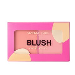 Vivienne Sabo Румяна Blush palette Naturel, 6 g, 02 Pink цена и информация | Бронзеры (бронзаторы), румяна | pigu.lt