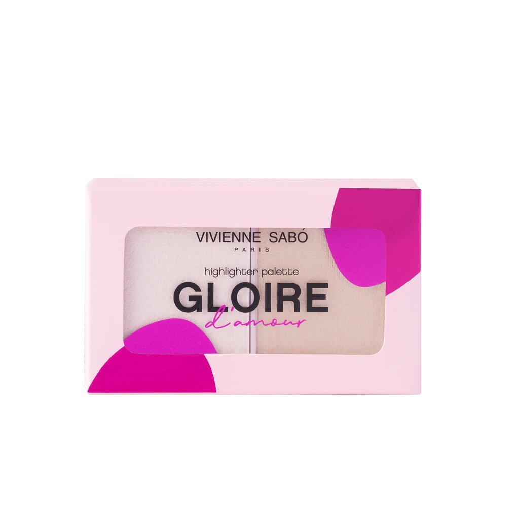 Švytėjimo suteikianti kompaktinė pudra Vivienne Sabo palette Gloire d'amour , 6 g, 01 Light pink kaina ir informacija | Bronzantai, skaistalai | pigu.lt