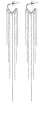 Длинные романтические стальные серьги Troli VAAXF547S sTO3843 цена и информация | Серьги | pigu.lt