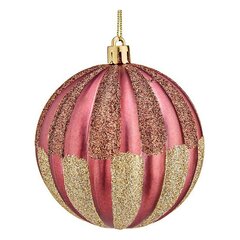 Ёлочные шарики 6 штук Розовый Пластик цена и информация | Рождественское украшение CA1031, 10 см | pigu.lt