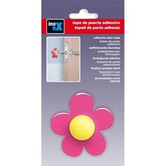 остановка Inofix Цветок Дверцы Клейкий Розовый PVC цена и информация | Дверные петли и другие принадлежности | pigu.lt