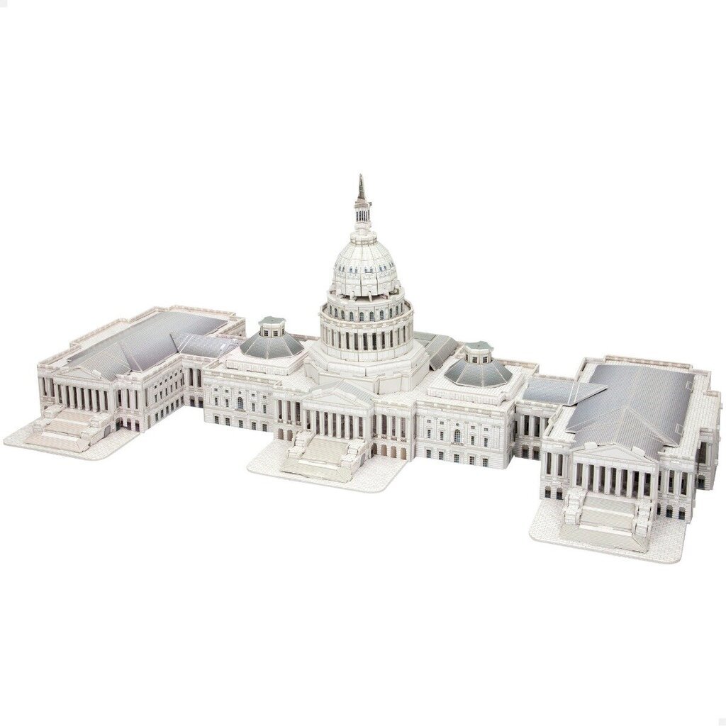 Dėlionė 3D Capitol, 126 d. kaina ir informacija | Konstruktoriai ir kaladėlės | pigu.lt