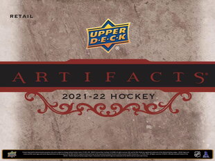 Ledo ritulio kortelės Upper Deck Artifacts Hockey 2021/2022 Blaster Box kaina ir informacija | Kolekcinės kortelės | pigu.lt