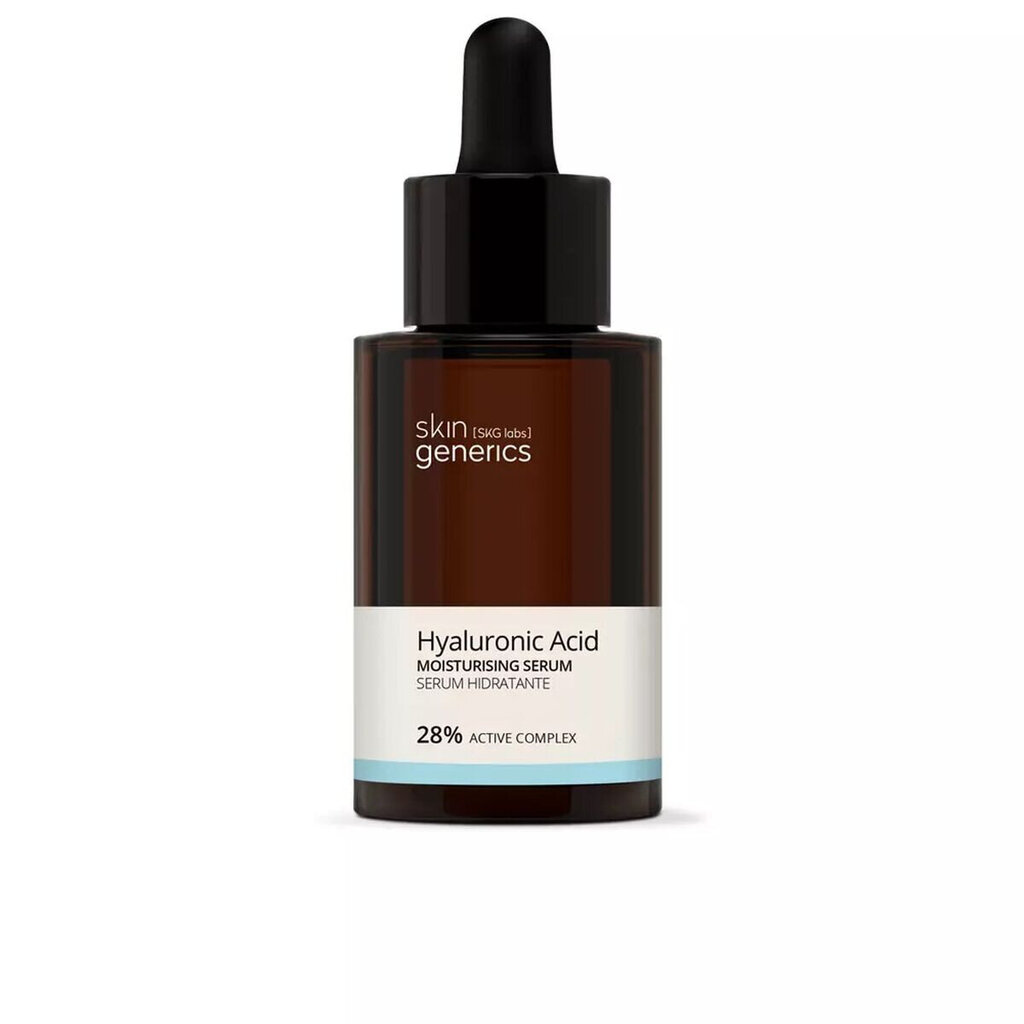 Veido serumas su hialurono rūgštimi Skin Generics Hyaluronic Acid Moisturising Serum, 30 ml kaina ir informacija | Veido aliejai, serumai | pigu.lt