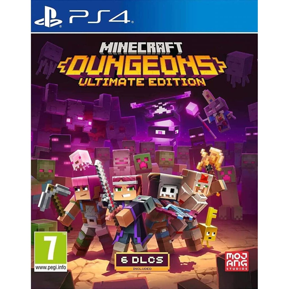 Minecraft Dungeons Ultimate Edition PS4 цена и информация | Kompiuteriniai žaidimai | pigu.lt