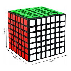 Rubiko kubas 7x7, juodas цена и информация | Настольные игры, головоломки | pigu.lt