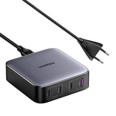Ugreen CD328 Nexode 3x USB-C, USB-A, GaN, 100W (black) kaina ir informacija | Adapteriai, USB šakotuvai | pigu.lt
