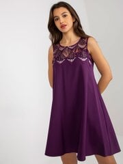 фиолетовое коктейльное платье с аппликацией из пайеток цена и информация | Платья | pigu.lt