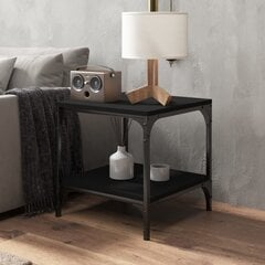 Šoninis staliukas, juodas, 40x40x40cm kaina ir informacija | Kavos staliukai | pigu.lt